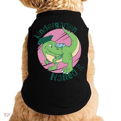 Kindergarten Nailed It Graduation Dinosaur Doggie Tank