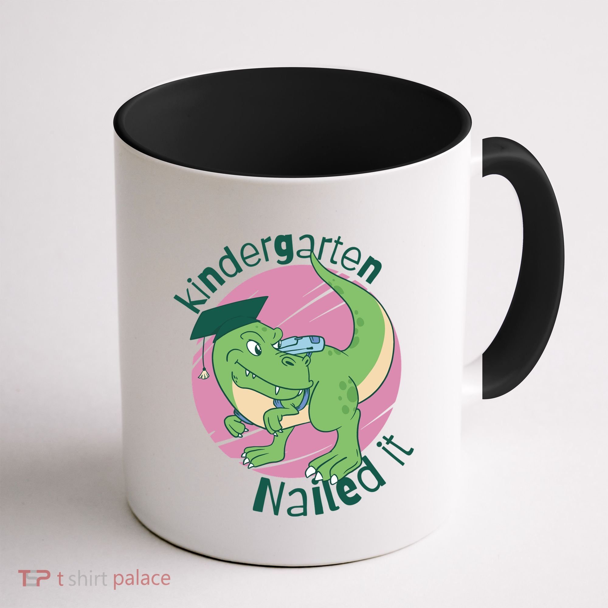 Kindergarten Nailed It Graduation Dinosaur Coffee Mug