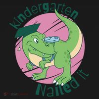 Kindergarten Nailed It Graduation Dinosaur Women's Hoodie thumb 2