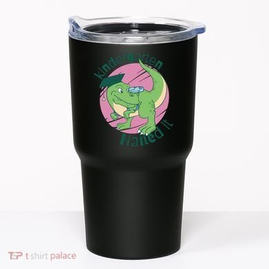 Kindergarten Nailed It Graduation Dinosaur Tumbler