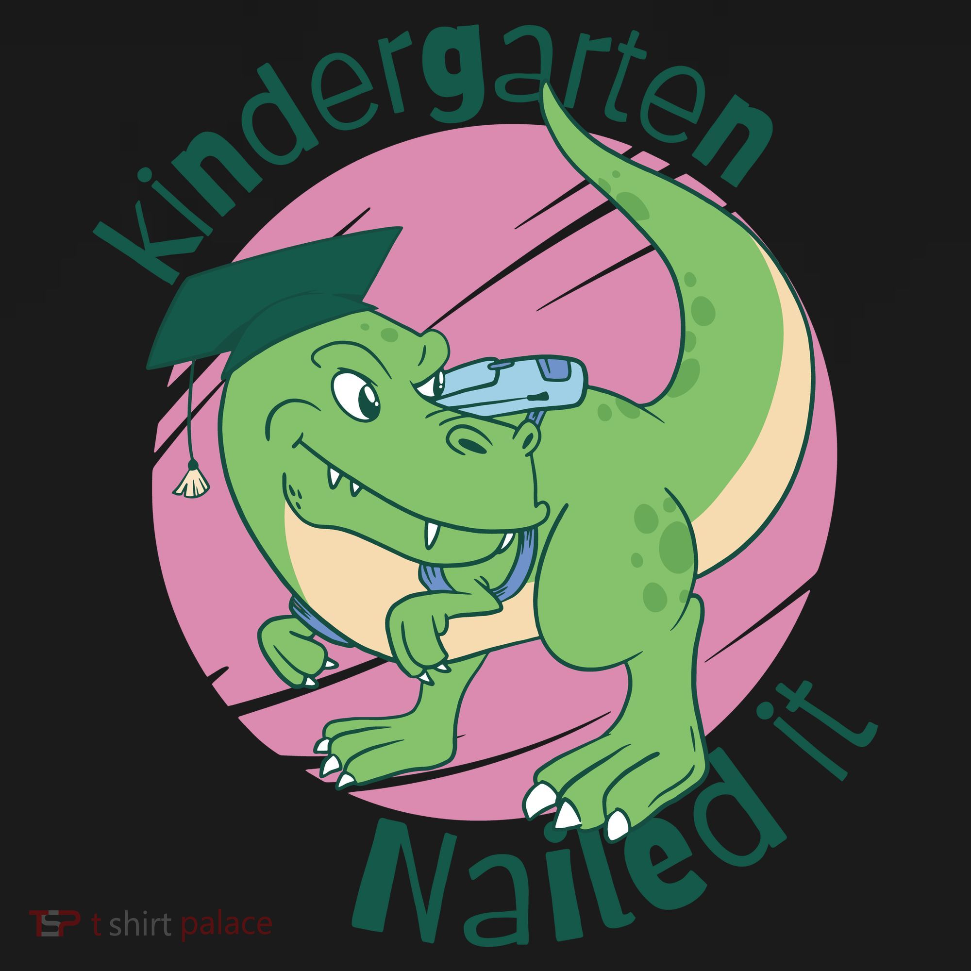 Kindergarten Nailed It Graduation Dinosaur Women's Tank Top