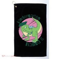 Kindergarten Nailed It Graduation Dinosaur Golf Towel thumb 0