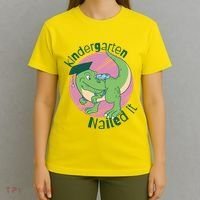 Kindergarten Nailed It Graduation Dinosaur T-Shirt thumb 4