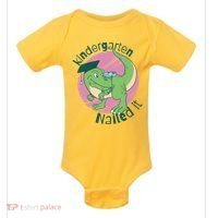 Kindergarten Nailed It Graduation Dinosaur Baby Bodysuit thumb 0