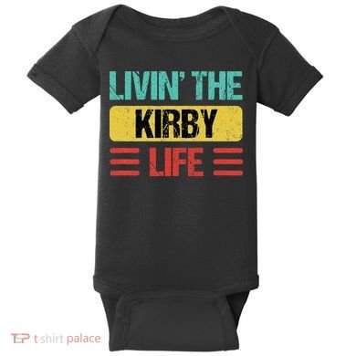 Kirby Name Baby Bodysuit