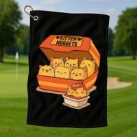 Kitten Nuggets Golf Towel thumb 1