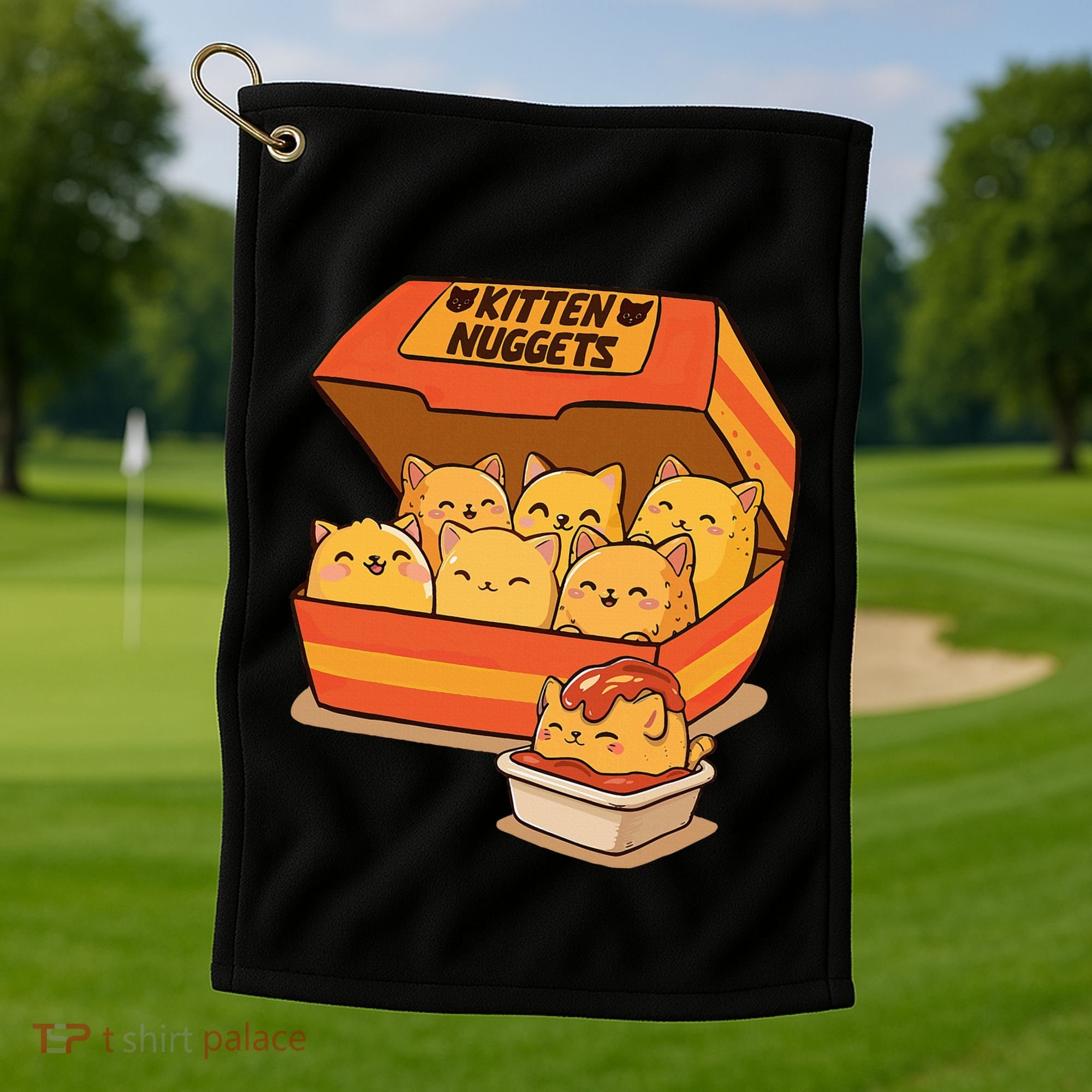 Kitten Nuggets Golf Towel