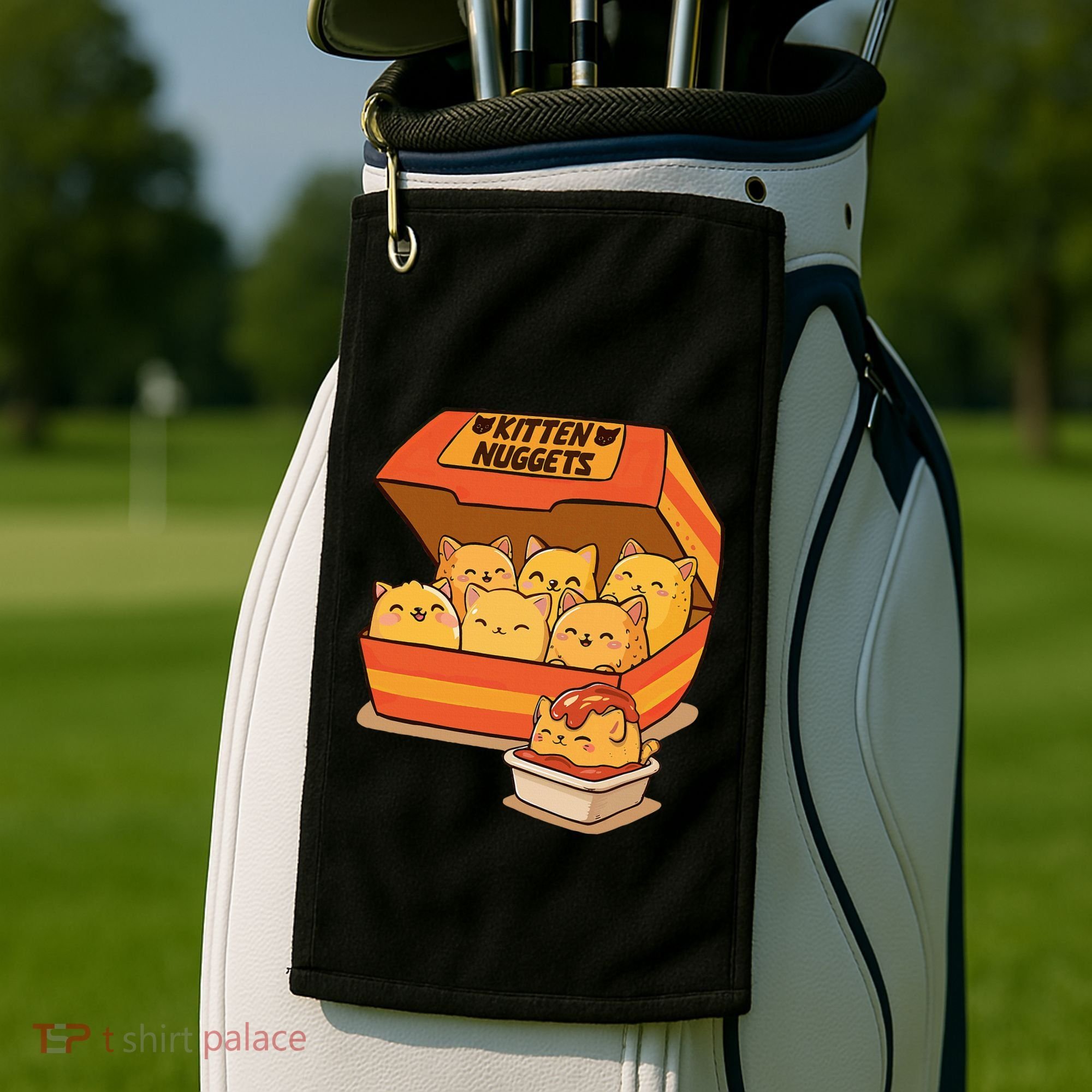 Kitten Nuggets Golf Towel