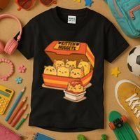 Kitten Nuggets Kids T-Shirt thumb 3