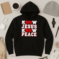 Know Jesus Know Peace Hoodie thumb 3