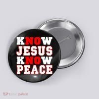 Know Jesus Know Peace Button thumb 0