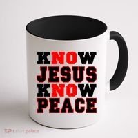 Know Jesus Know Peace Coffee Mug thumb 1
