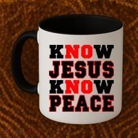 Know Jesus Know Peace Coffee Mug thumb 2