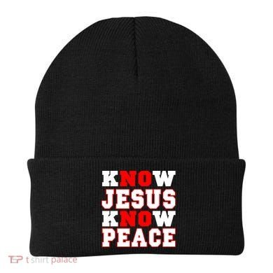 Know Jesus Know Peace Beanie