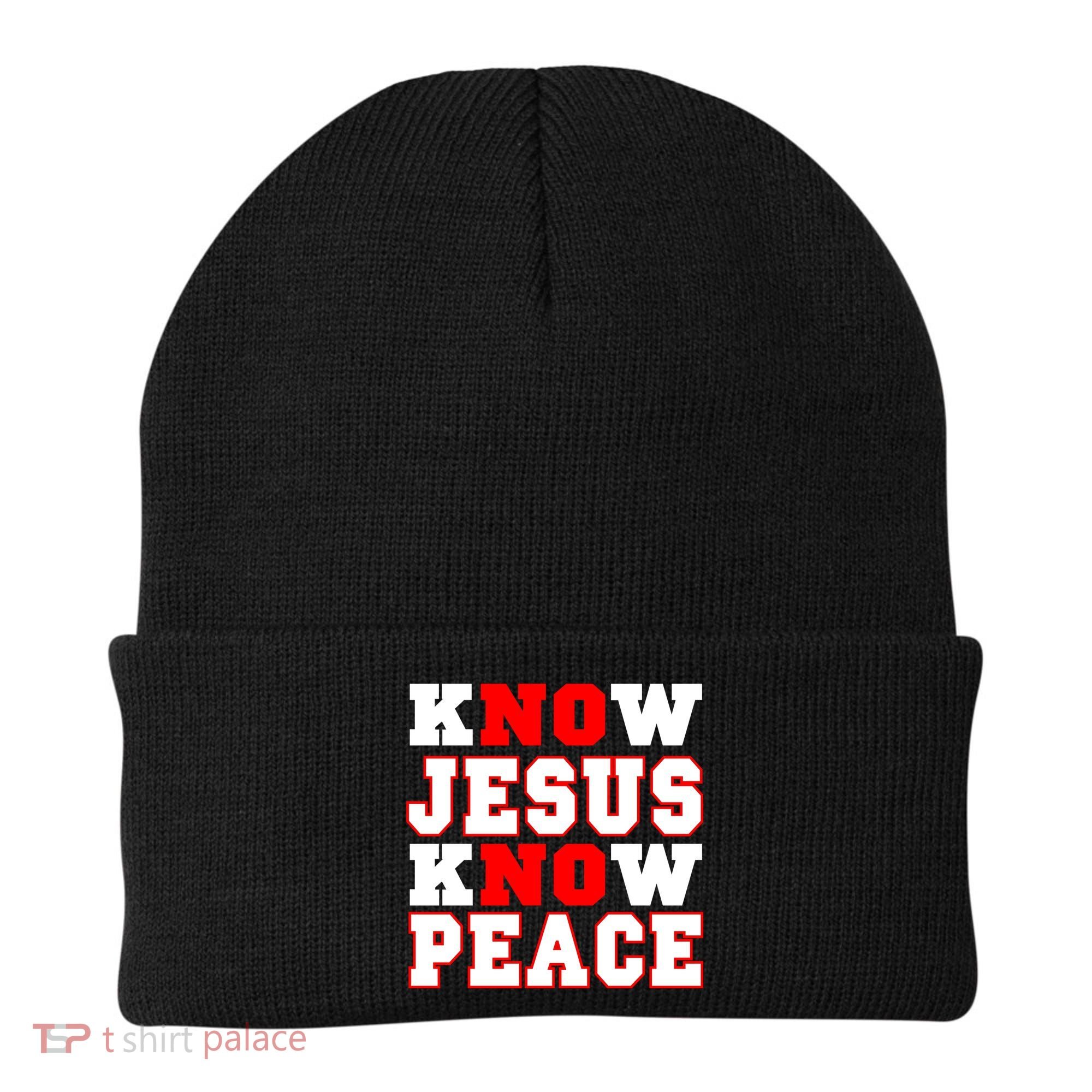 Know Jesus Know Peace Beanie