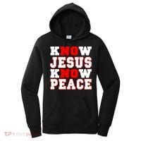 Know Jesus Know Peace Women's Hoodie thumb 0