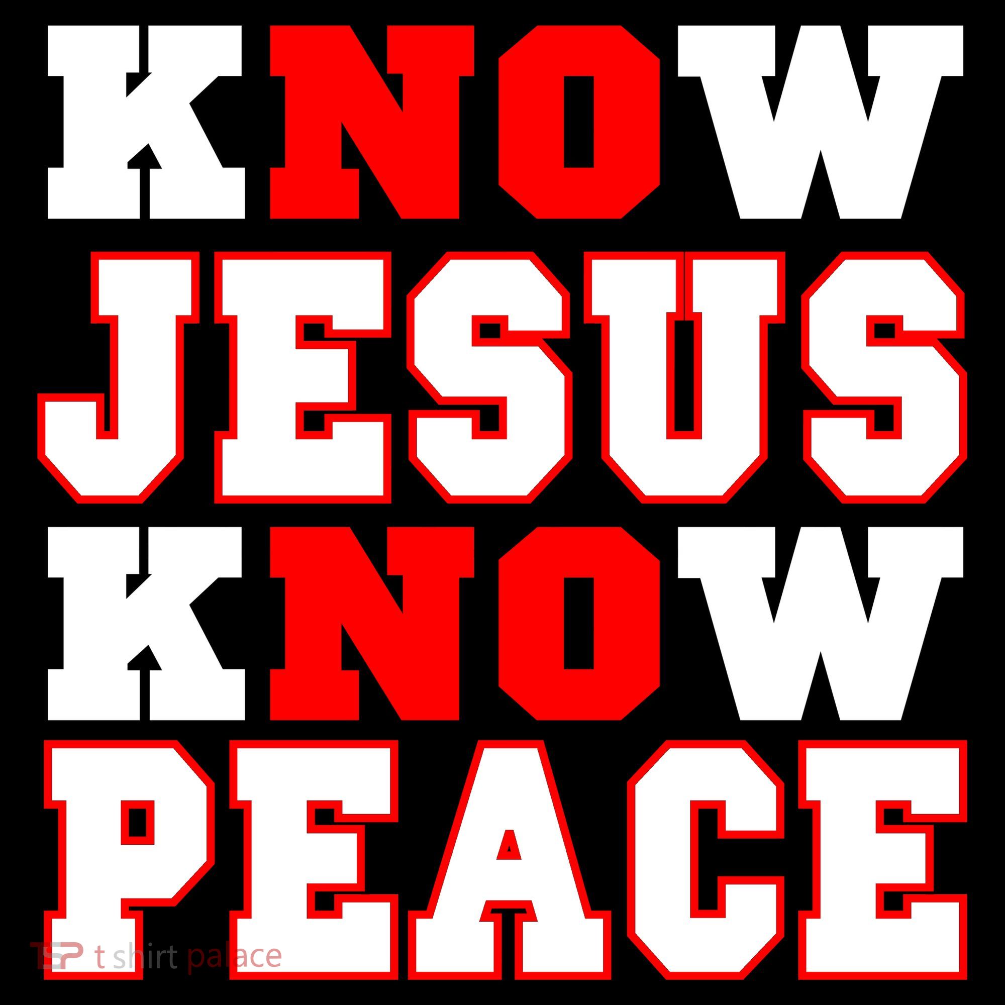 Know Jesus Know Peace Toddler Hoodie