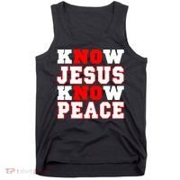 Know Jesus Know Peace Tank Top thumb 0
