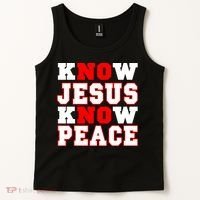 Know Jesus Know Peace Tank Top thumb 2