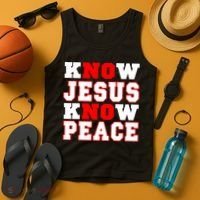 Know Jesus Know Peace Tank Top thumb 4
