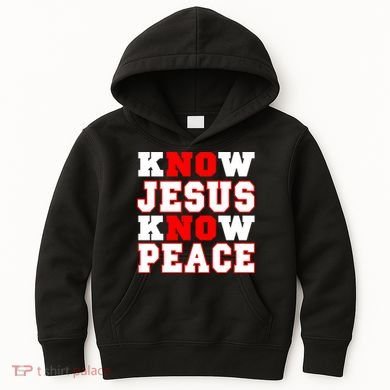 Know Jesus Know Peace Kids Hoodie