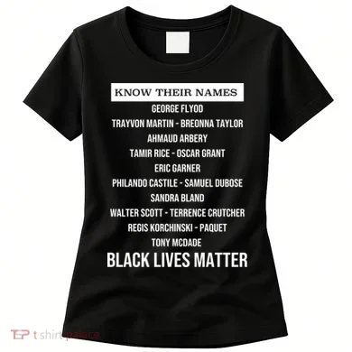 Know Their Names BLM Women's T-Shirt