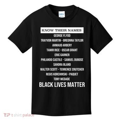 Know Their Names BLM Kids T-Shirt