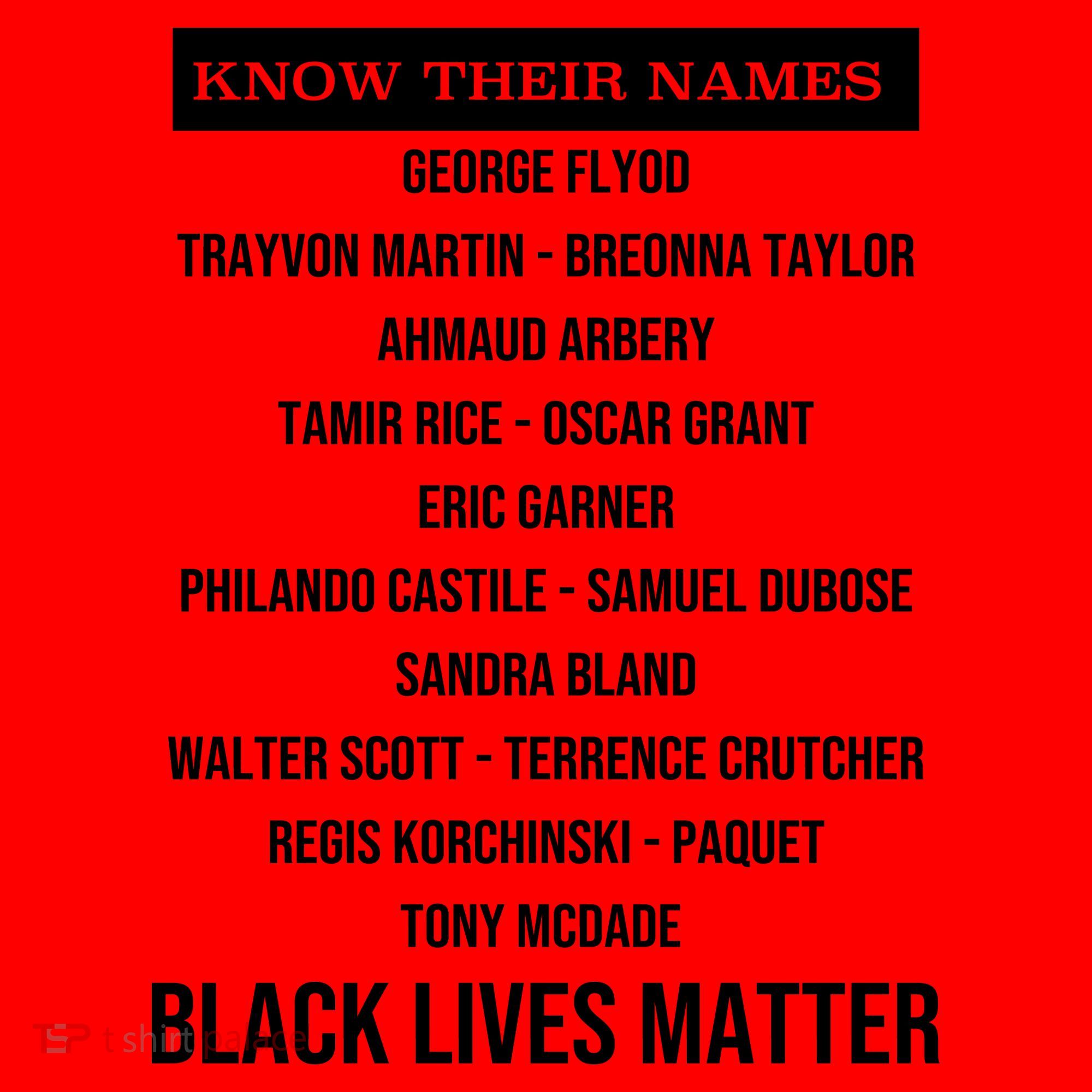 Know Their Names BLM Santa Hat
