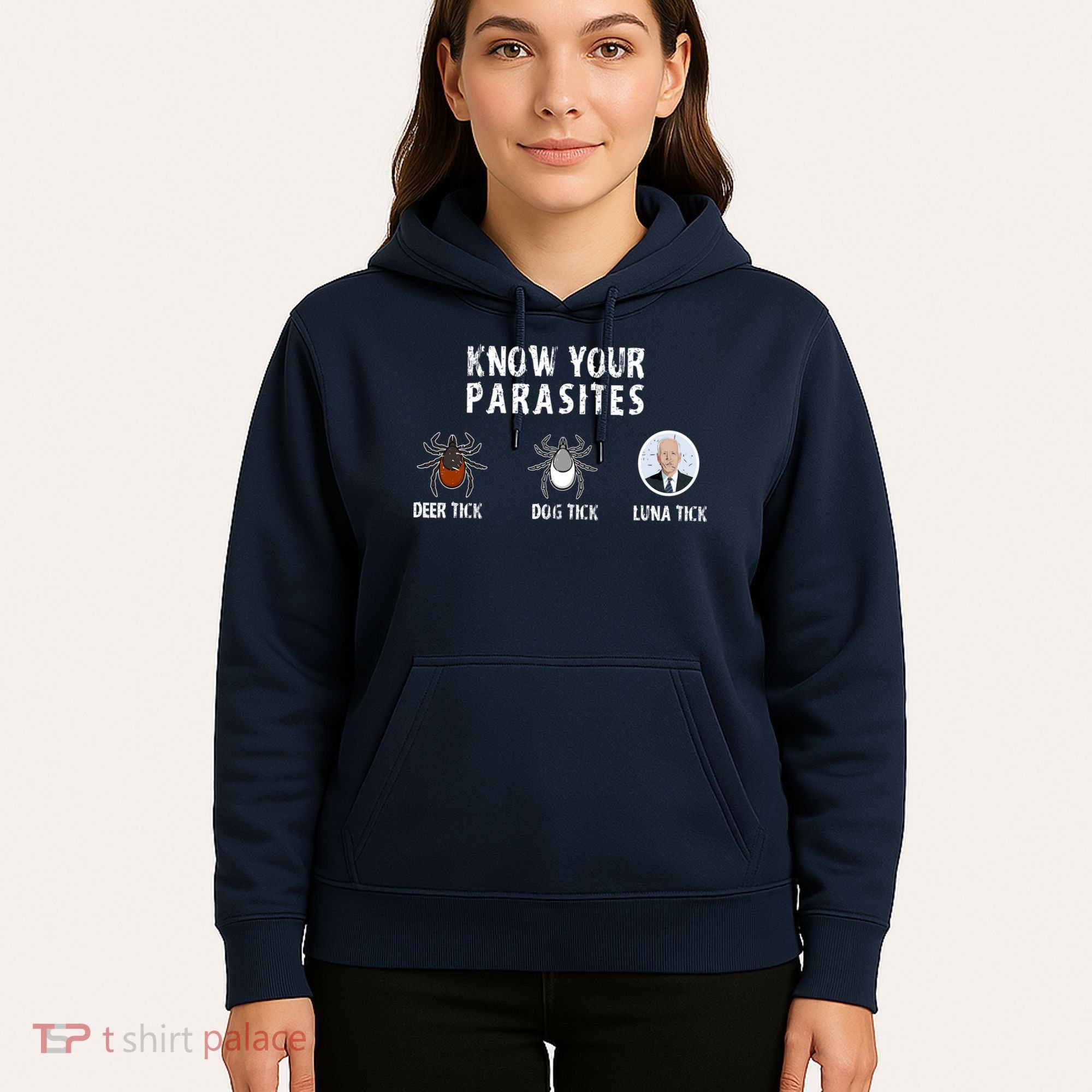 Know Your Parasites Anti Joe Biden Hoodie