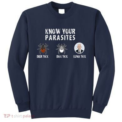 Know Your Parasites Anti Joe Biden Sweatshirt