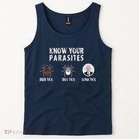 Know Your Parasites Anti Joe Biden Tank Top thumb 2
