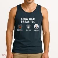 Know Your Parasites Anti Joe Biden Tank Top thumb 3