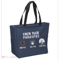 Know Your Parasites Anti Joe Biden Tote Bag thumb 2