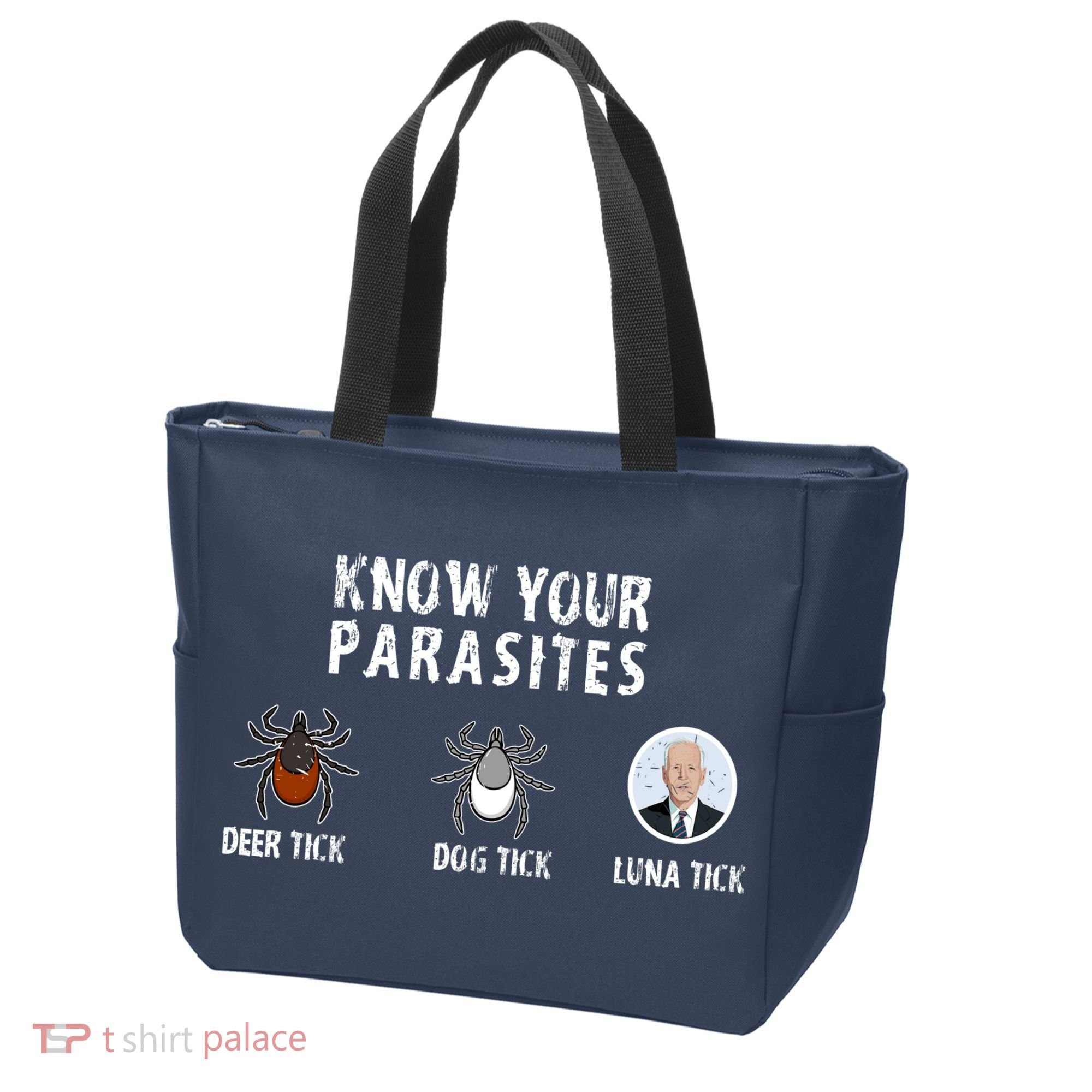 Know Your Parasites Anti Joe Biden Tote Bag