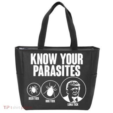 Know Your Parasites Deer Trick Dog Trick Luna Trick Tote Bag