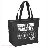 Know Your Parasites Deer Trick Dog Trick Luna Trick Tote Bag thumb 2