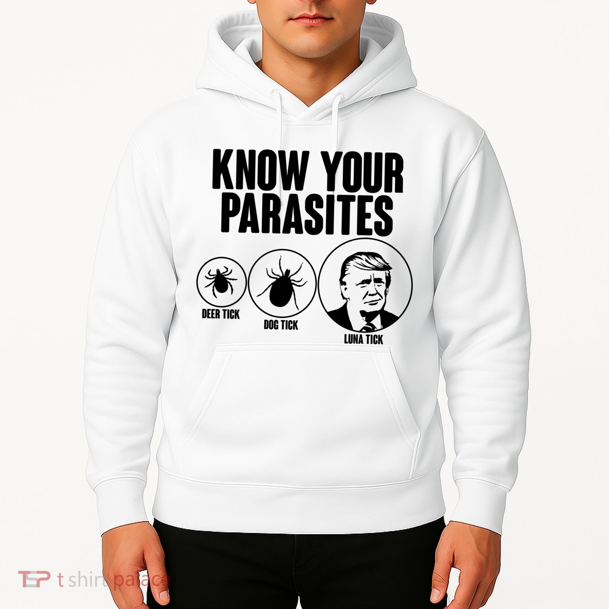Know Your Parasites Deer Trick Dog Trick Luna Trick Hoodie