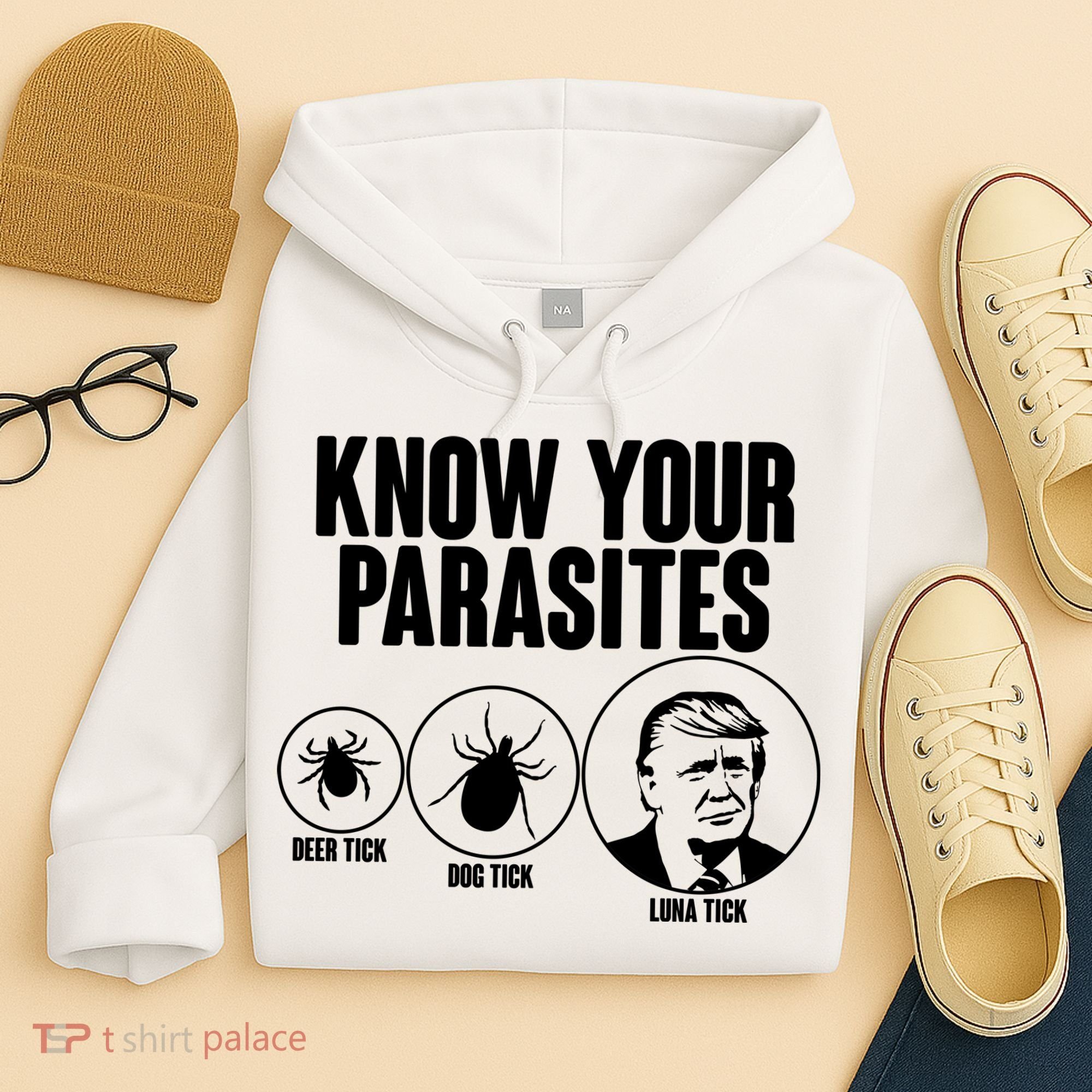 Know Your Parasites Deer Trick Dog Trick Luna Trick Hoodie