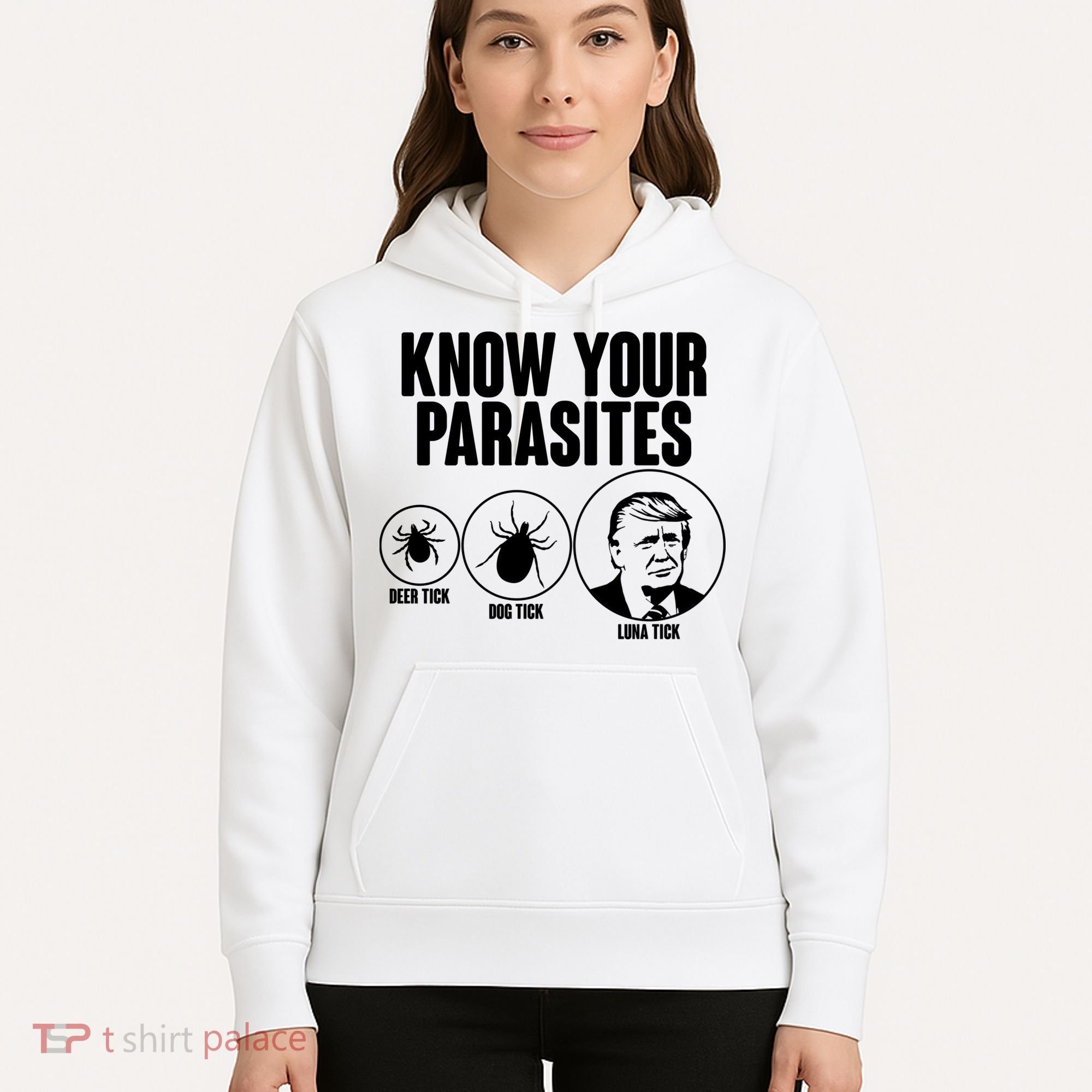 Know Your Parasites Deer Trick Dog Trick Luna Trick Hoodie