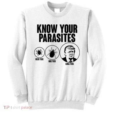 Know Your Parasites Deer Trick Dog Trick Luna Trick Sweatshirt