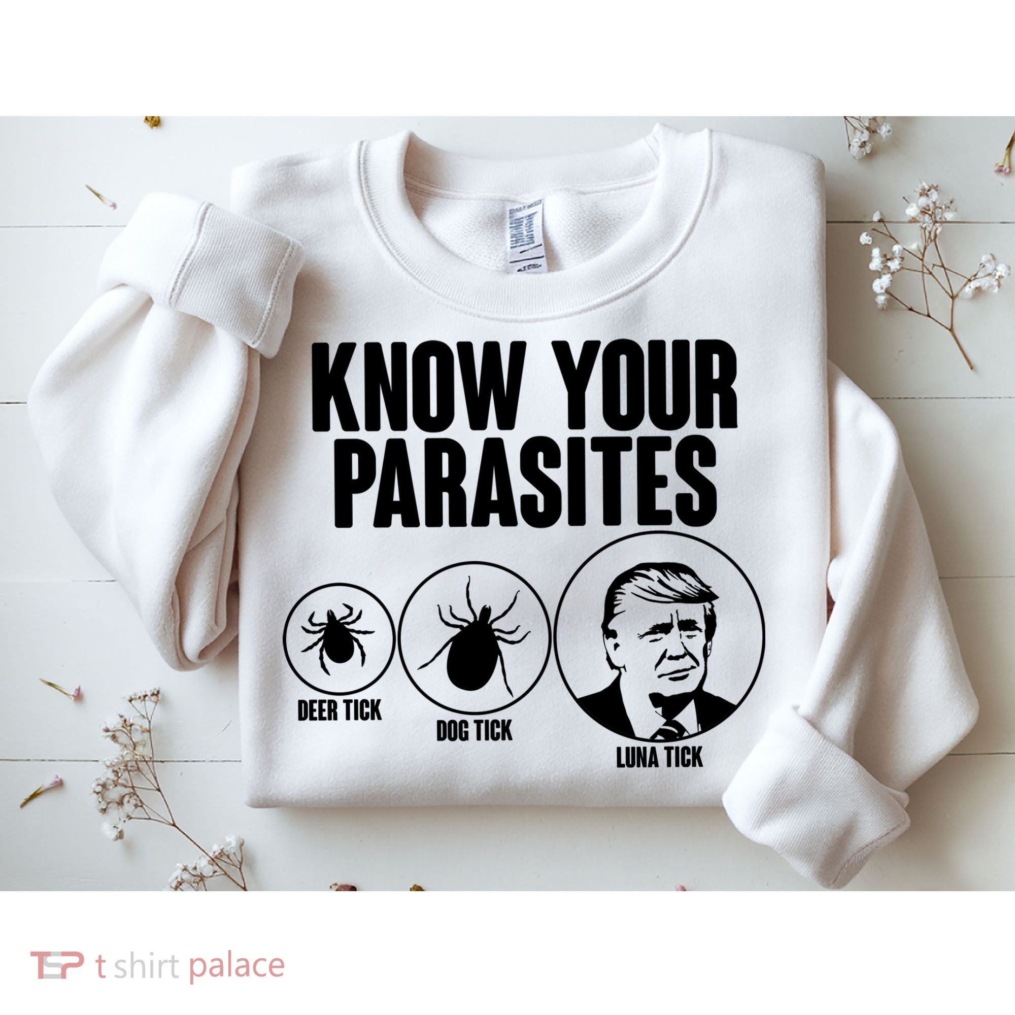 Know Your Parasites Deer Trick Dog Trick Luna Trick Sweatshirt