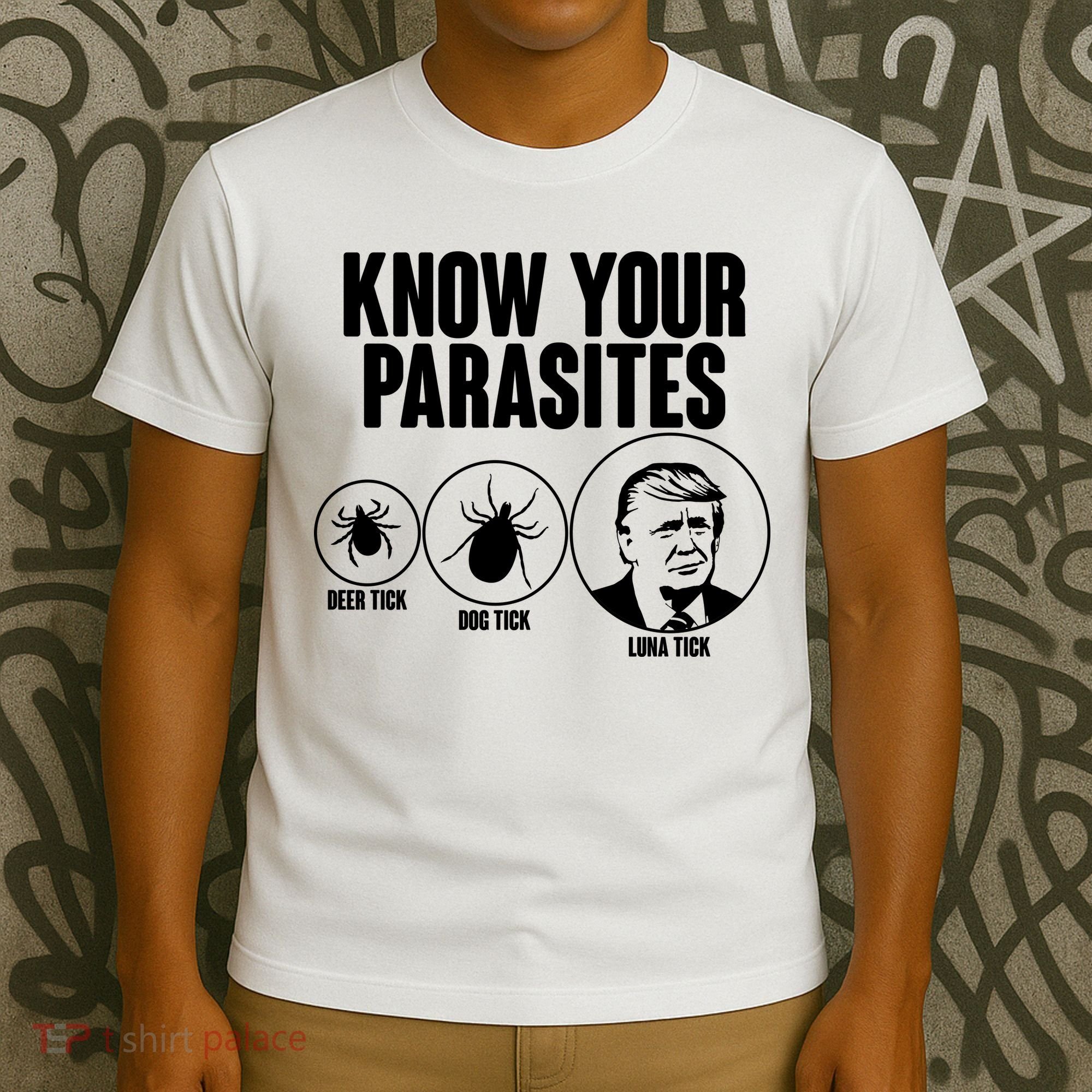 Know Your Parasites Deer Trick Dog Trick Luna Trick T-Shirt