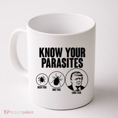 Know Your Parasites Deer Trick Dog Trick Luna Trick Coffee Mug