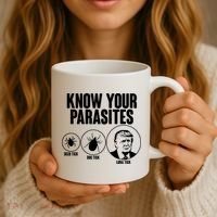 Know Your Parasites Deer Trick Dog Trick Luna Trick Coffee Mug thumb 3