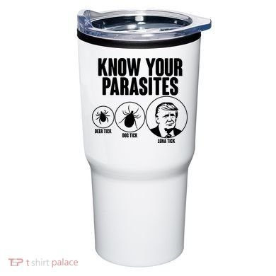 Know Your Parasites Deer Trick Dog Trick Luna Trick Tumbler