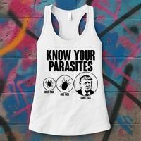 Know Your Parasites Deer Trick Dog Trick Luna Trick Women's Tank Top thumb 3