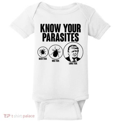 Know Your Parasites Deer Trick Dog Trick Luna Trick Baby Bodysuit