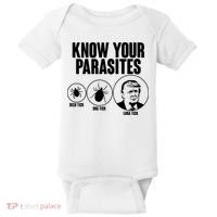 Know Your Parasites Deer Trick Dog Trick Luna Trick Baby Bodysuit thumb 0