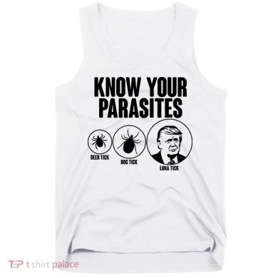Know Your Parasites Deer Trick Dog Trick Luna Trick Tank Top