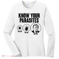 Know Your Parasites Deer Trick Dog Trick Luna Trick Women's Long Sleeve Shirt thumb 0
